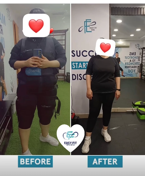 تقدّم مع EMS تحول قبل وبعد في Easy Fit Alexandria